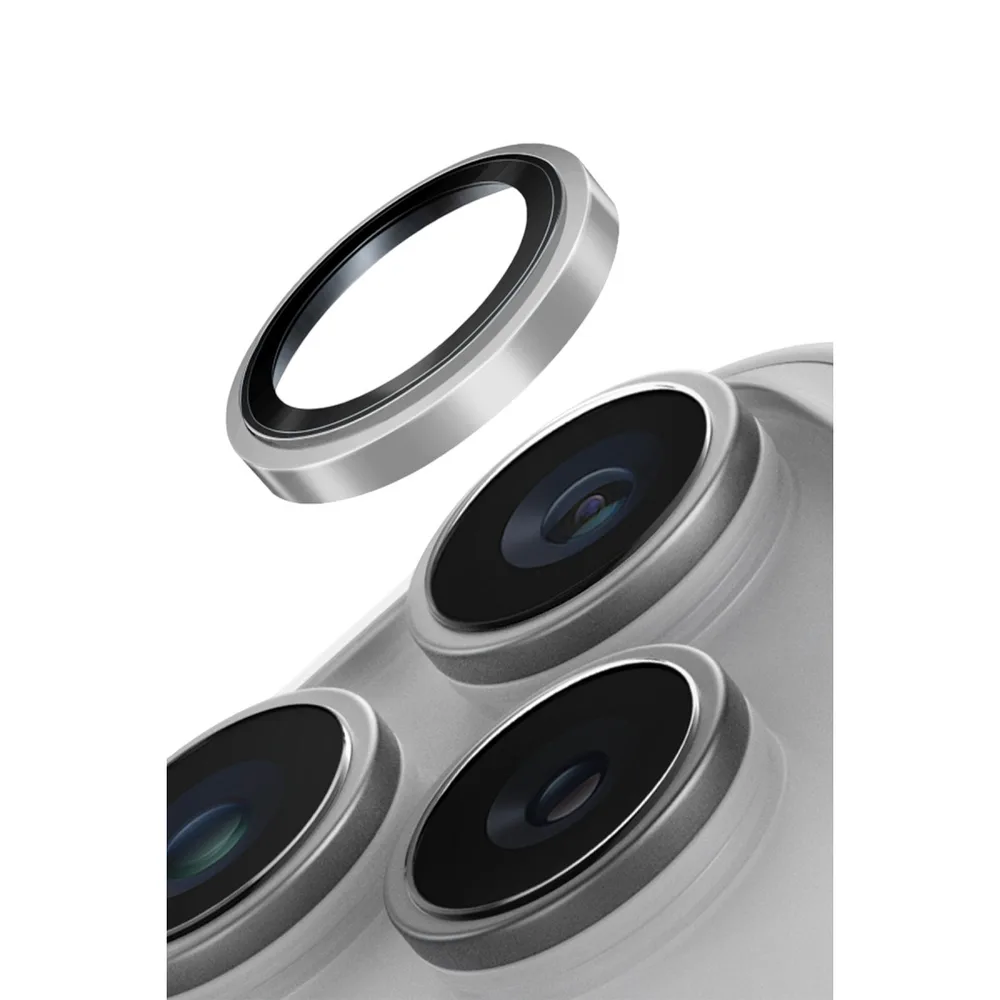 Uniq Apple iPhone 17 Pro Max Optix Çelik Çerçeveli Sapphire Kamera Lens Koruyucu