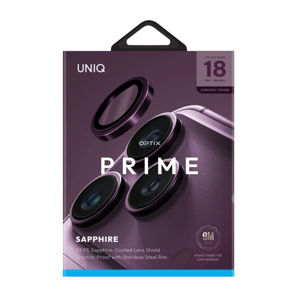 Uniq Apple iPhone 18 Pro Max Optix Prime Kamera Lens Koruyucu