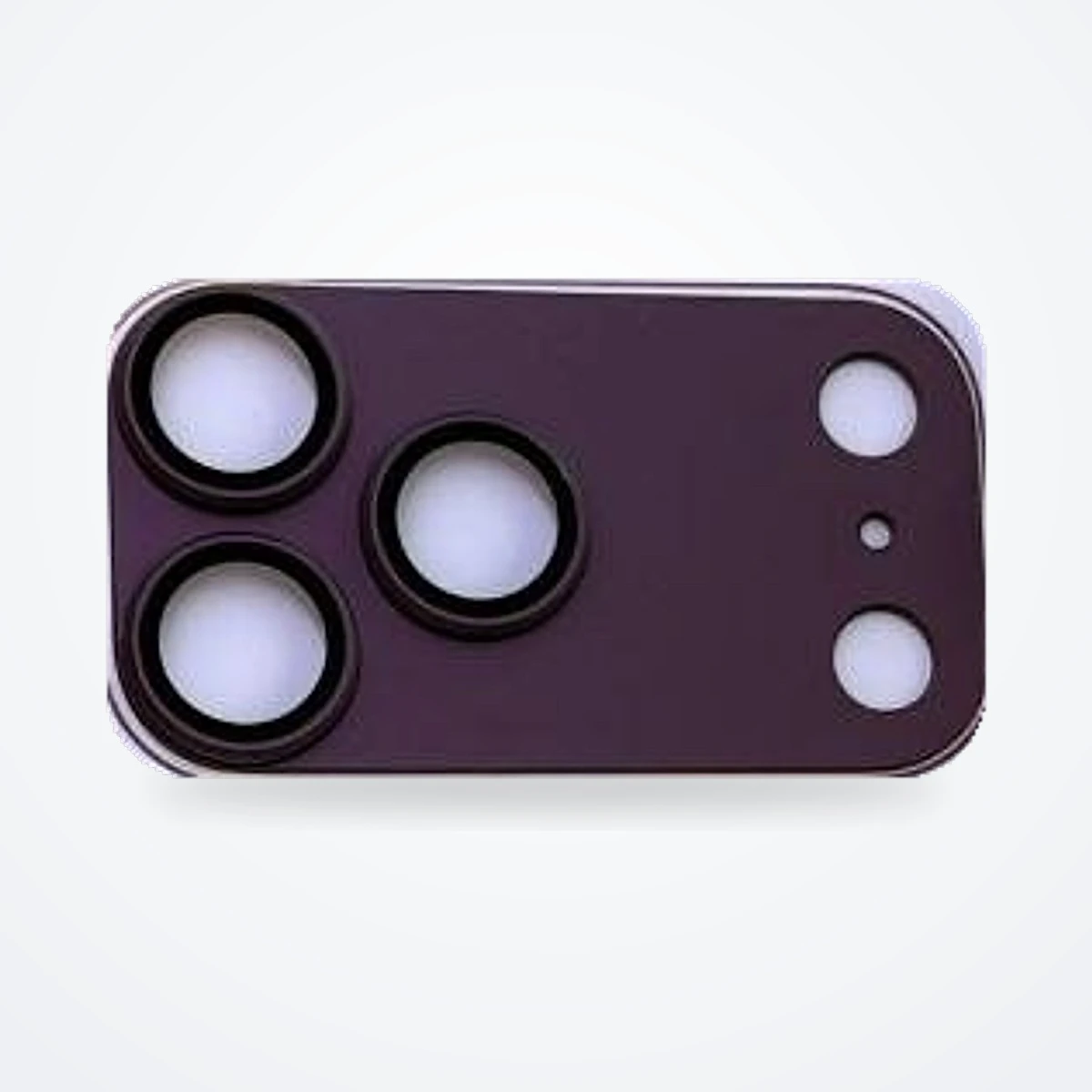 iPhone 17 Pro / 17 Pro Max → 18 Pro Görünümlü Dönüştürücü Kamera Lens – Mor